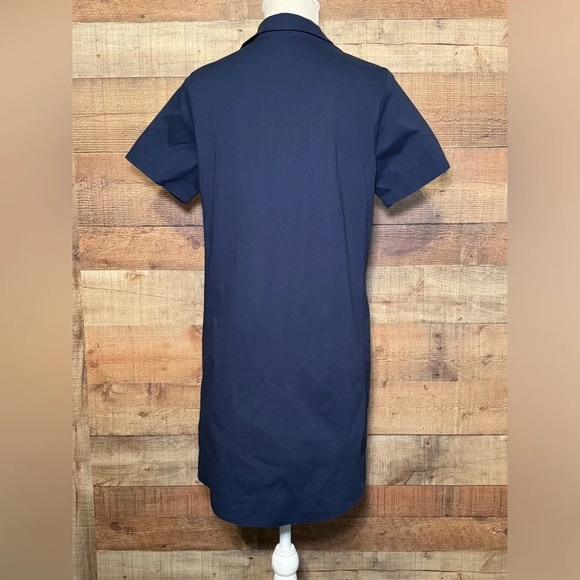 🌻 Soft Surroundings Ella Floral Appliqué Tunic Top Navy size Small - Picture 4 of 11